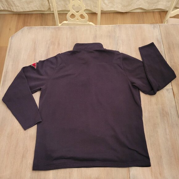 Under Armour Mens Cold Gear 1/4 Zip Pullover Shirt Gray WAVE 16 Size M - Picture 2 of 10